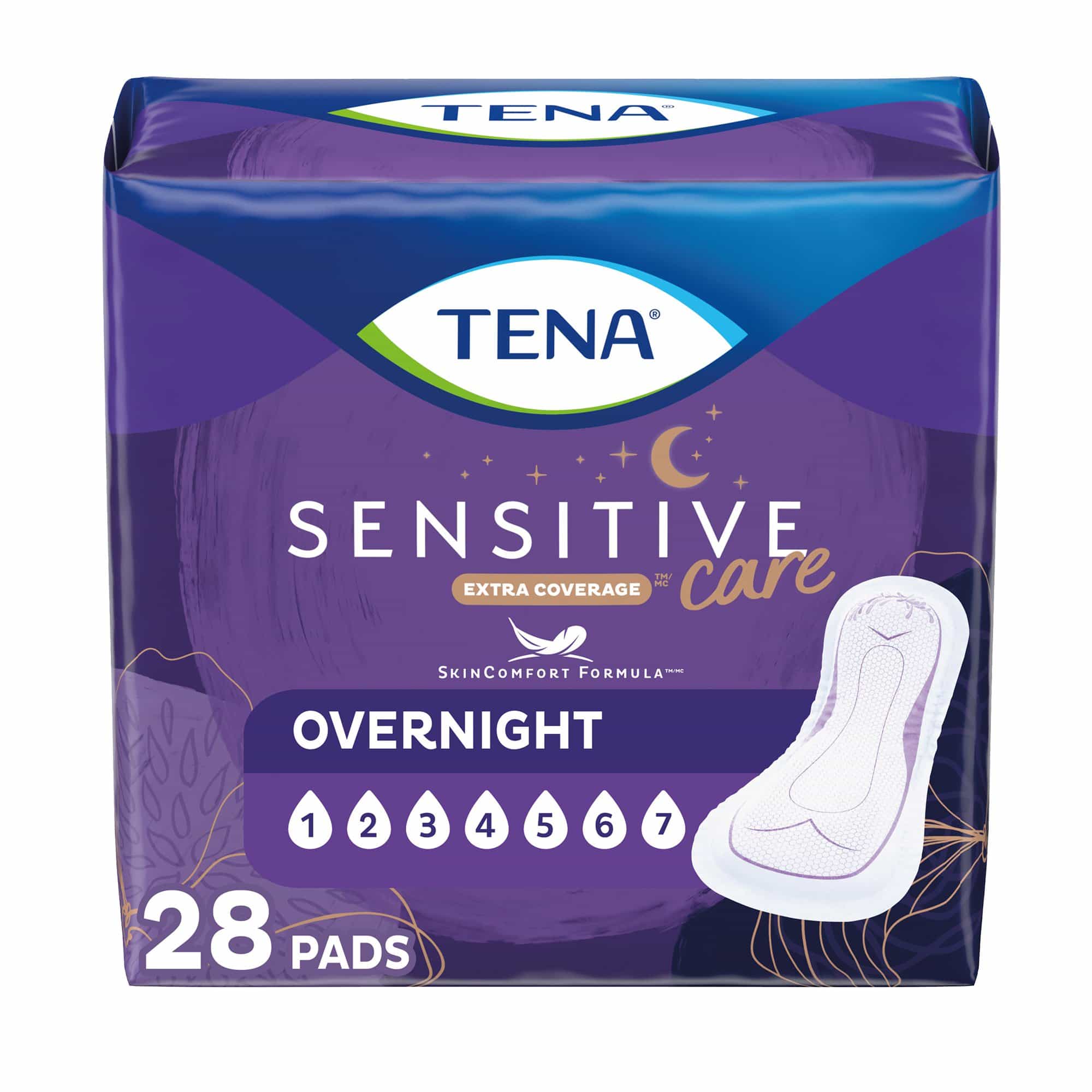 TENA Intimates Overnight Incontinence Pads, Maximum Absorbency