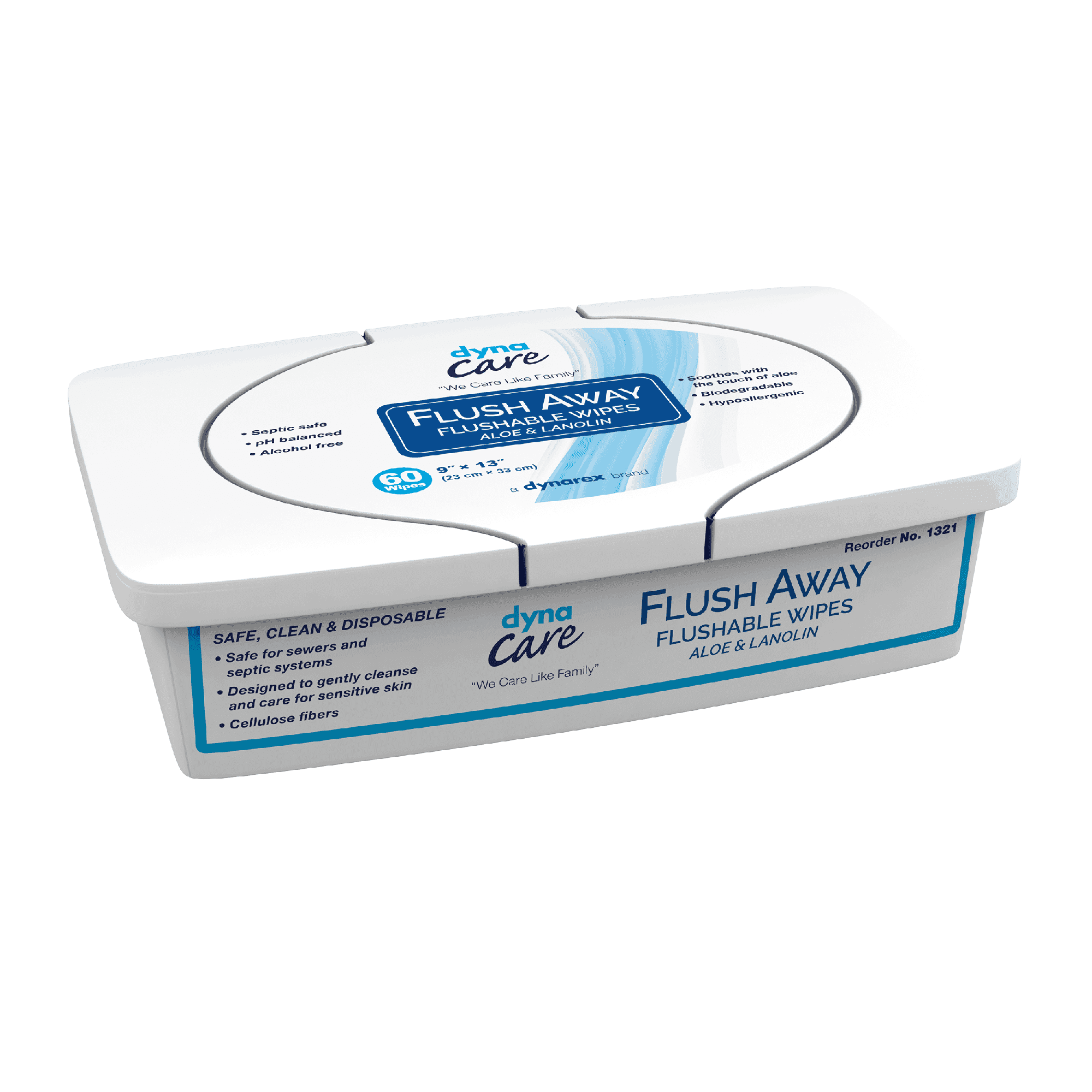 Dynarex Flushable Adult Wipes