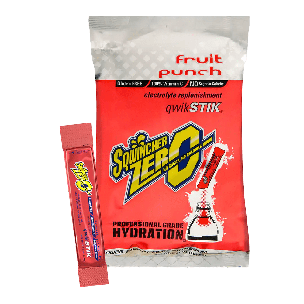 Sqwincher Zero Qwik Stik Electrolyte Replenishment Drink Mix