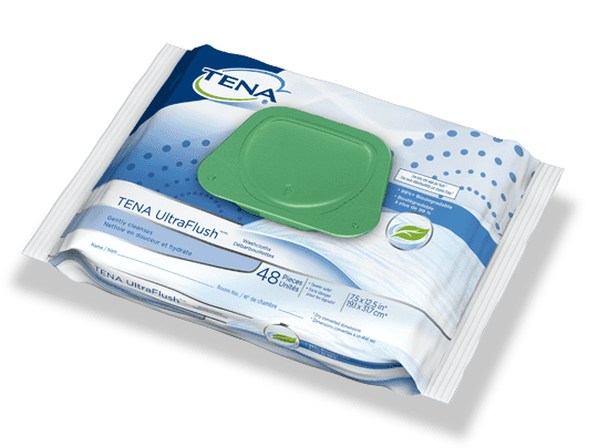 TENA UltraFlush Washcloth