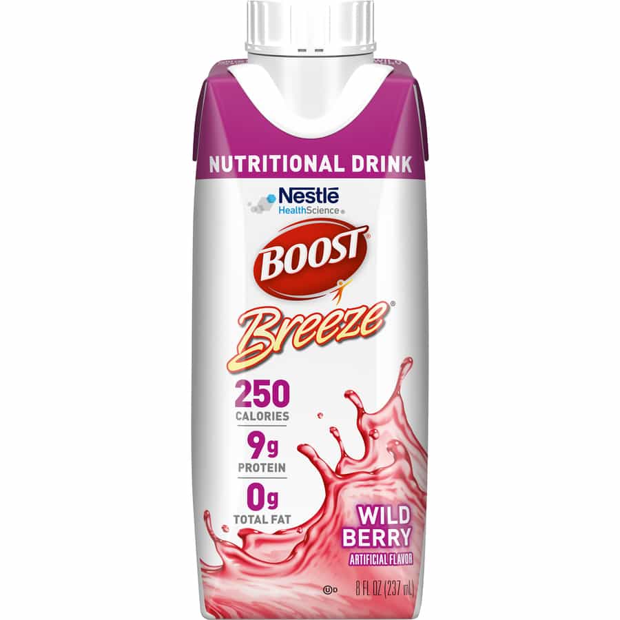 Boost Breeze Nutritional Drink, Wild Berry, 8 oz.