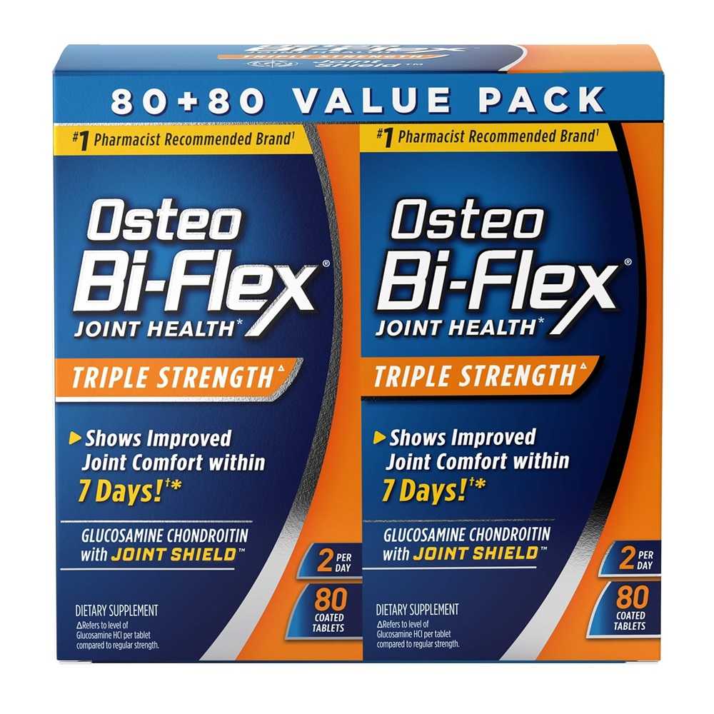 Osteo Bi-Flex Joint Health Triple Strength Dietary Supplement, Twinpack, 160 Count