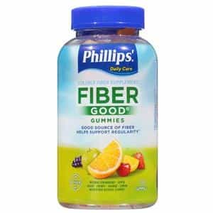 Phillips' Fiber Good Fiber Supplement Gummies, Natural Fruit, 90 Count