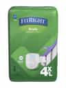 FitRight Baribrief Incontinence Briefs Adult Diapers with Tabs, Overnight Absorbency