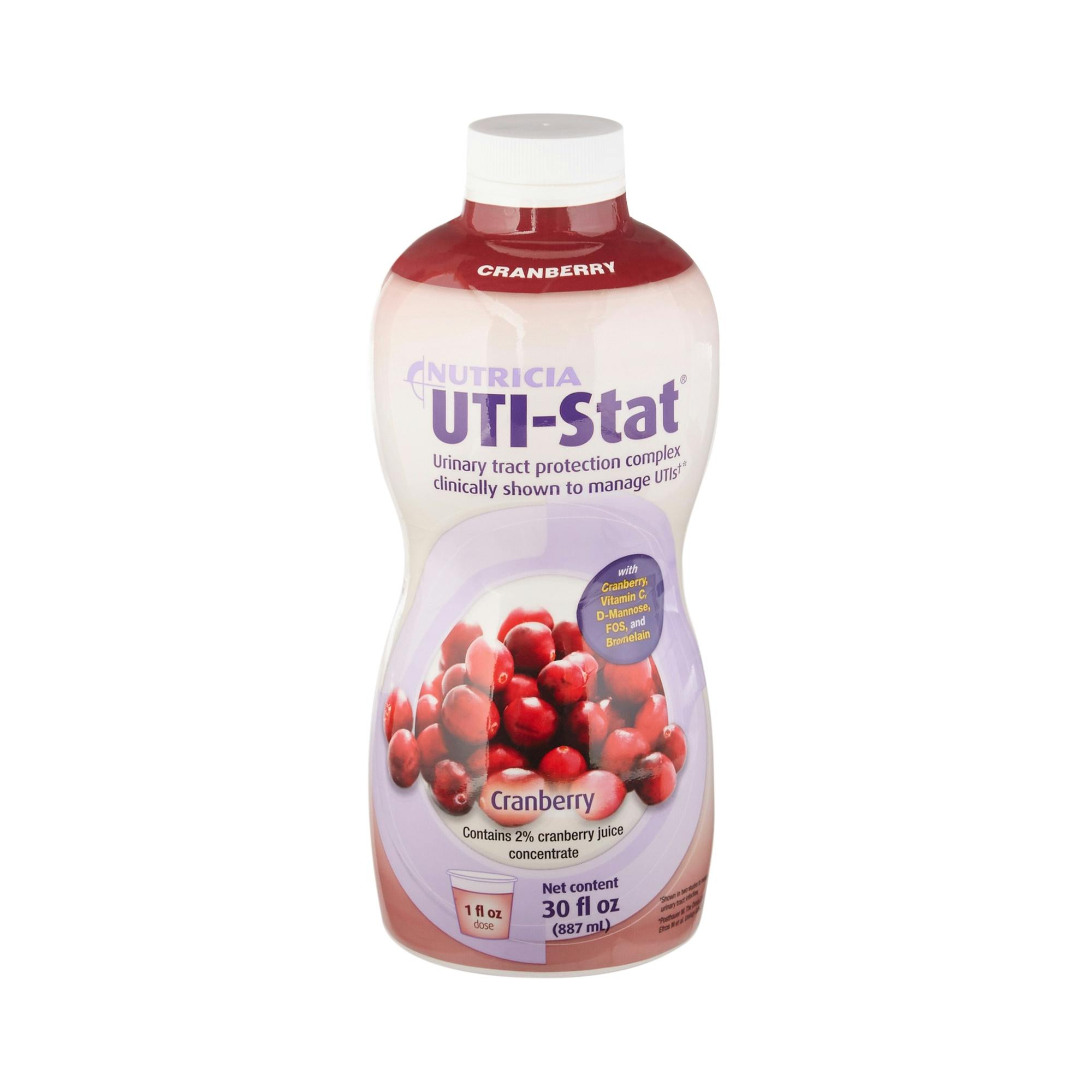 Nutricia UTI-Stat Cranberry Oral Supplement, 78387, 30 oz. Bottle - 1 Each