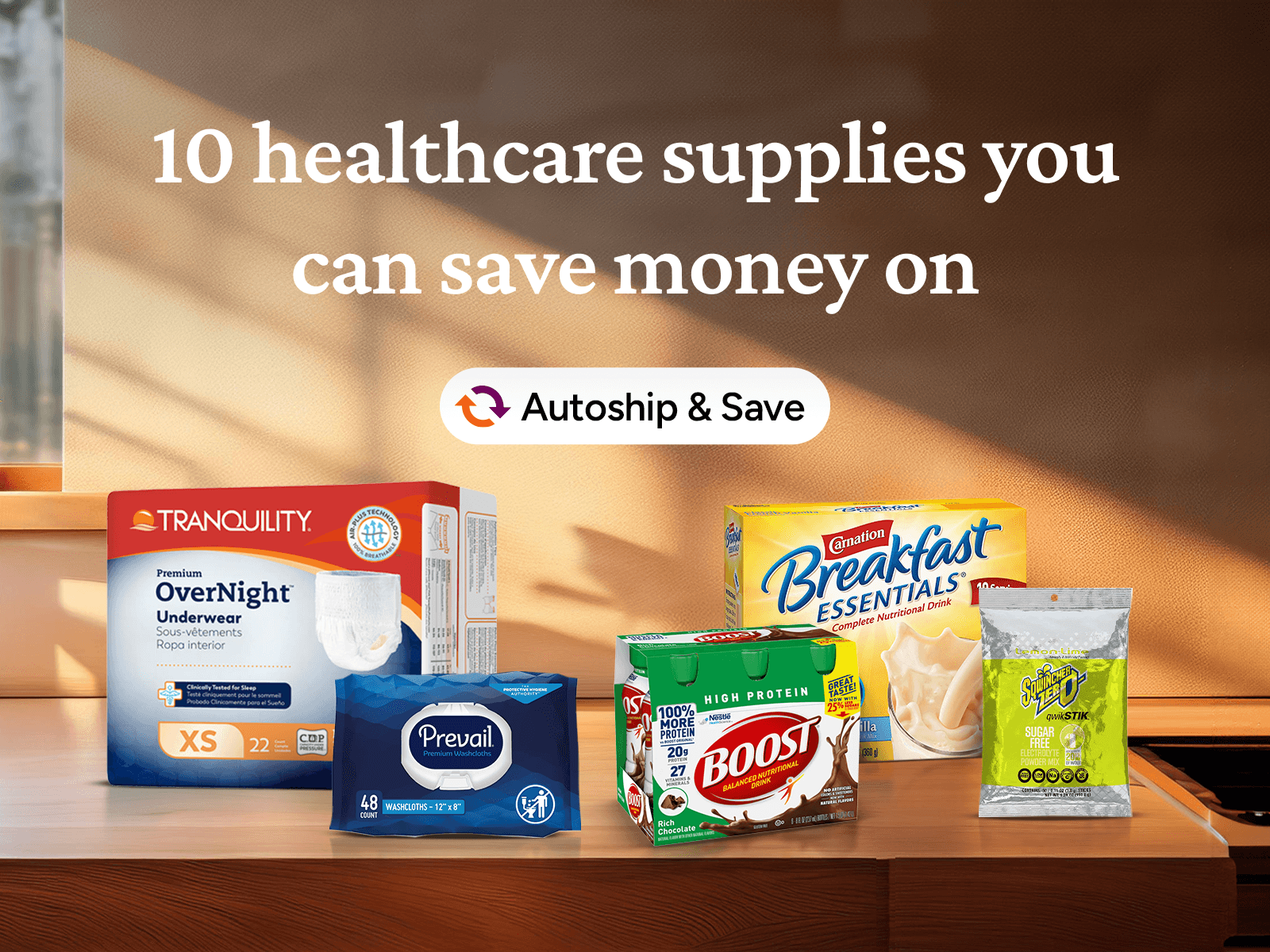 10 Items You Can Save Money on With Carewell’s Autoship & Save Program