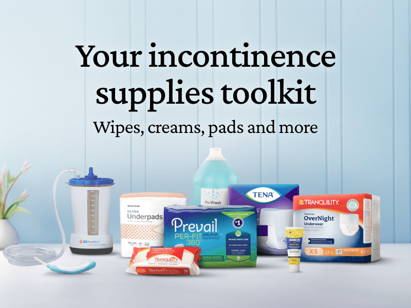 Carewell Shopping Guide: Incontinence Supplies Bundle